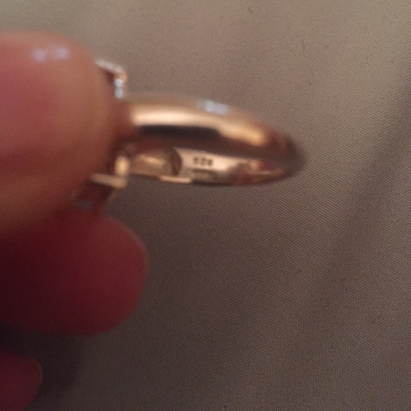 Sterling Silver Pear Shaped Citrine Ring size 6❤️ - Picture 4 of 4